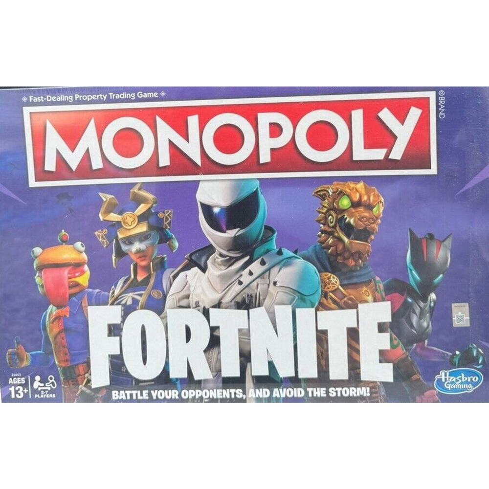Monopoly Fortnite Edition Board Game - Complete - New And Sealed
